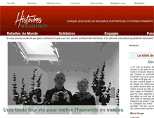 Tablet Screenshot of histoiresordinaires.fr